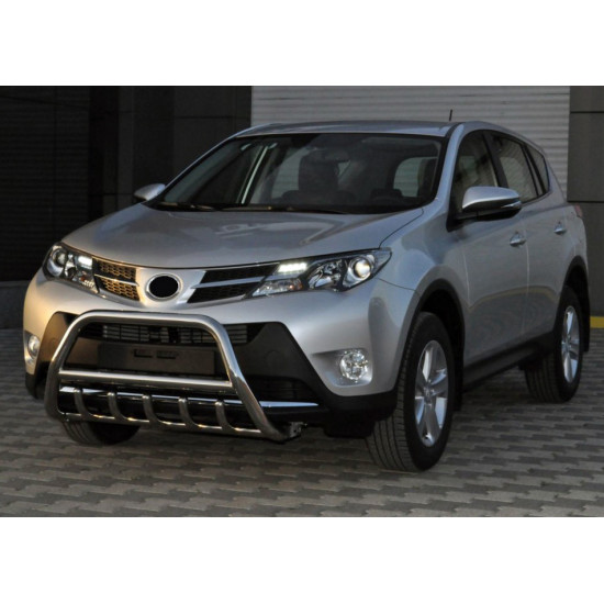 Кенгурятник WT003 (нерж) для Toyota Rav 4 2013-2018 рр