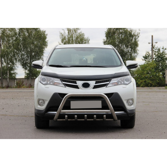 Кенгурятник WT003 (нерж) для Toyota Rav 4 2013-2018 рр