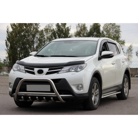 Кенгурятник WT003 (нерж) для Toyota Rav 4 2013-2018 рр