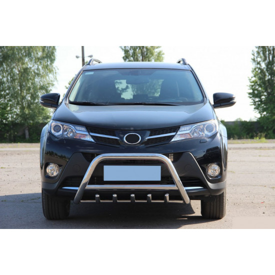 Кенгурятник WT003 (нерж) для Toyota Rav 4 2013-2018 рр