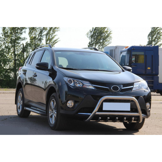 Кенгурятник WT003 (нерж) для Toyota Rav 4 2013-2018 рр