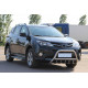 Кенгурятник WT003 (нерж) для Toyota Rav 4 2013-2018 рр