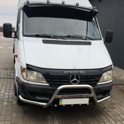 Кенгурятник з вусами (нерж.) для Mercedes Sprinter W901-905 1995-2006 рр