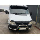 Кенгурятник з вусами (нерж.) для Mercedes Sprinter W901-905 1995-2006 рр