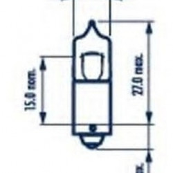 Вказівна лампа Narva 17835 H20W 12V 20W BA9s