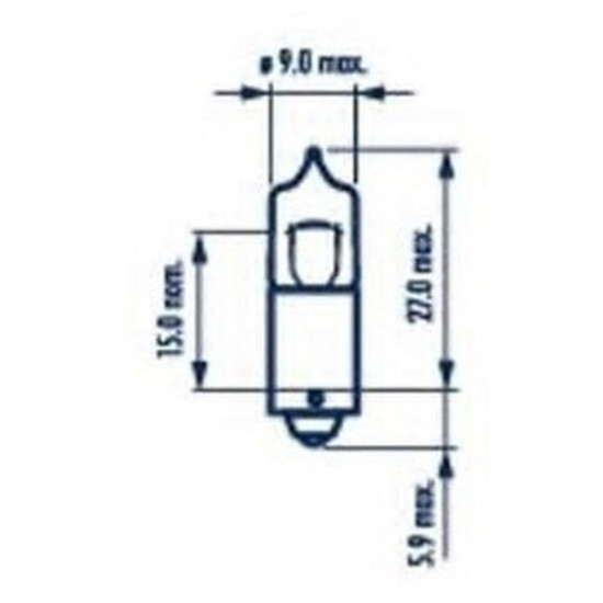 Вказівна лампа Narva 17835 H20W 12V 20W BA9s