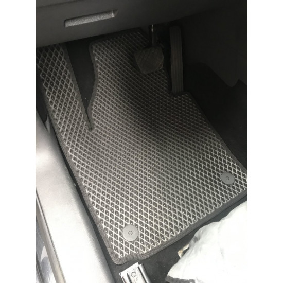 Килимки EVA (чорні) 2 шт, передні для Volkswagen Caddy 2015-2020 рр Килимки EVA (чорні) 2 шт, передні для Volkswagen Caddy 2015-2020 рр