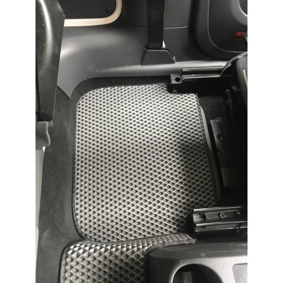 Килимки EVA (чорні) 2 шт, передні для Volkswagen Caddy 2015-2020 рр Килимки EVA (чорні) 2 шт, передні для Volkswagen Caddy 2015-2020 рр