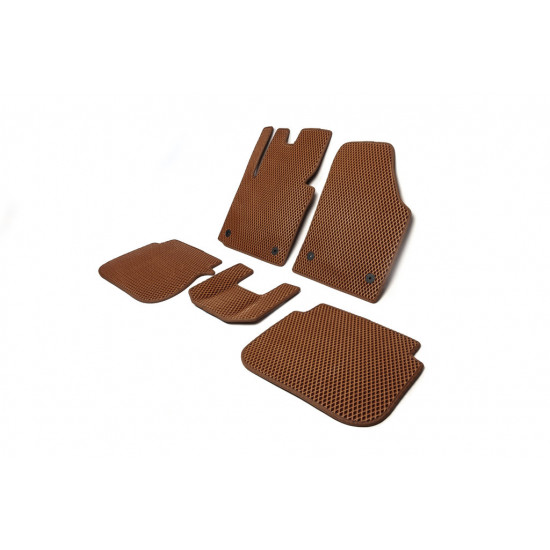 Килимки EVA (цегляні) 2 шт, передні для Volkswagen Caddy 2015-2020 рр Килимки EVA (цегляні) 2 шт, передні для Volkswagen Caddy 2015-2020 рр