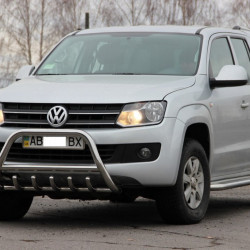 Кенгурятник WT003 (нерж) для Volkswagen Amarok 2010-2022 рр