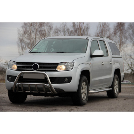 Кенгурятник WT003 (нерж) для Volkswagen Amarok 2010-2022 рр