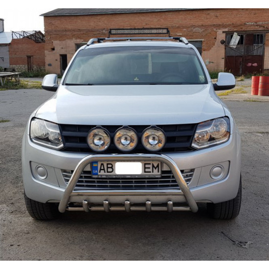 Кенгурятник WT003 (нерж) для Volkswagen Amarok 2010-2022 рр