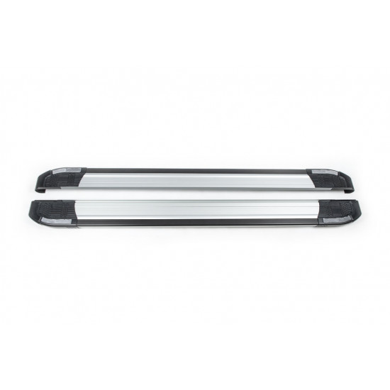 Бокові пороги Rainbow (2 шт., Алюміній) для Jeep Cherokee/Liberty 2007-2013рр