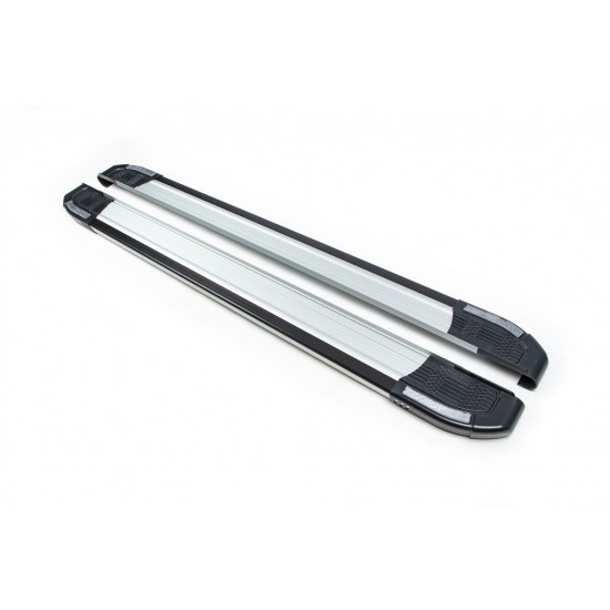Бокові пороги Rainbow (2 шт., Алюміній) для Jeep Cherokee/Liberty 2007-2013рр