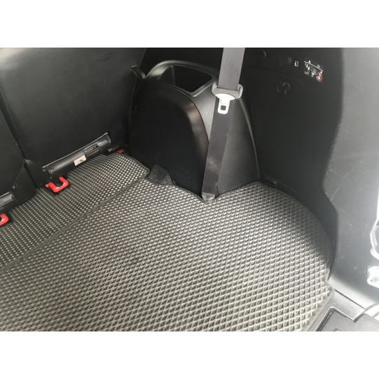 Килимок багажника (EVA, поліуретановий, чорний) 7-місний Із сабвуфером для Mitsubishi Outlander 2006-2012рр Килимок багажника (EVA, поліуретановий, чорний) 7-місний Із сабвуфером для Mitsubishi Outlander 2006-2012рр