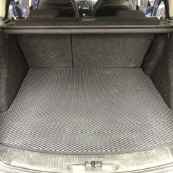 Килимок багажника SW (EVA, поліуретановий, чорний) для Renault Megane II 2004-2009 рр