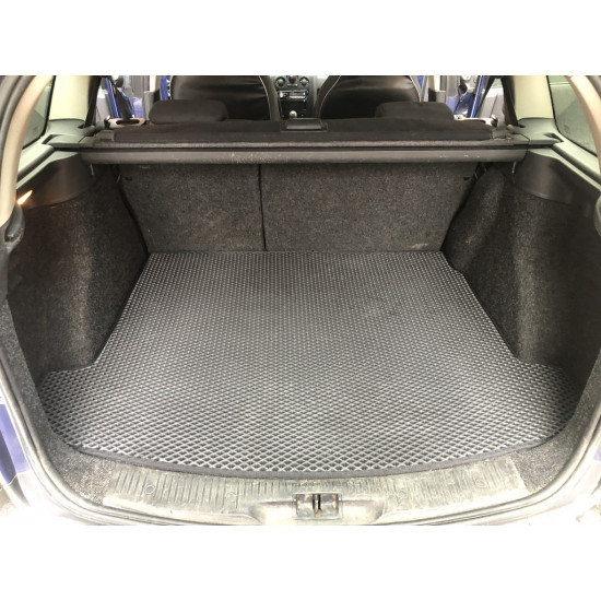 Килимок багажника SW (EVA, поліуретановий, чорний) для Renault Megane II 2004-2009 рр Килимок багажника SW (EVA, поліуретановий, чорний) для Renault Megane II 2004-2009 рр