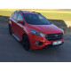 Бокові пороги Allmond Grey (2 шт, алюм.) З пофарбованим листям на дверях для Ford Kuga/Escape 2013-2019 рр