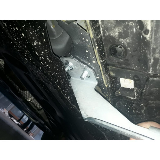 Бокові пороги BlackLine (2шт, алюміній) З чорним листям на дверях для Ford Kuga/Escape 2013-2019 рр Бокові пороги BlackLine (2шт, алюміній) З чорним листям на дверях для Ford Kuga/Escape 2013-2019 рр