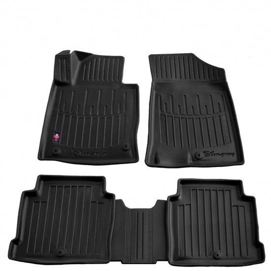 Килимки Stingray 3D (5 шт, поліуретан) для Hyundai Sonata LF 2014-2019 рр Килимки Stingray 3D (5 шт, поліуретан) для Hyundai Sonata LF 2014-2019 рр