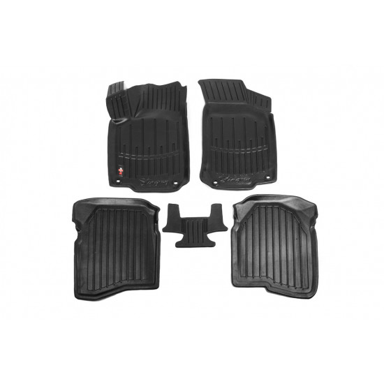 Килимки Stingray 3D (5 шт, поліуретан) для Volkswagen Golf 4 Килимки Stingray 3D (5 шт, поліуретан) для Volkswagen Golf 4