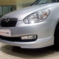 Передня нижня накладка (під фарбування) для Hyundai Accent 2006-2010 рр