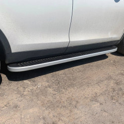 Бокові пороги Tayga Grey (2 шт., Алюміній) 2014-2019 для Land Rover Discovery Sport