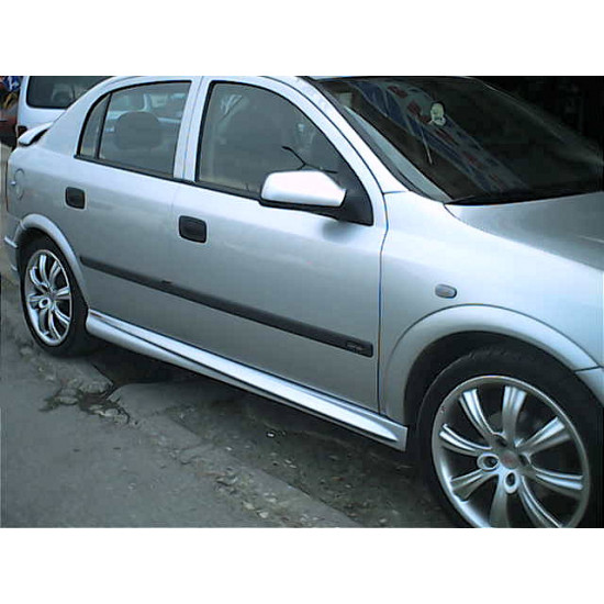 Бічні пороги HB (під фарбування) для Opel Astra G classic 1998-2012рр