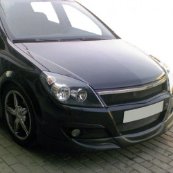 Передня нижня накладка HB V1 (під фарбування) для Opel Astra H 2004-2013рр