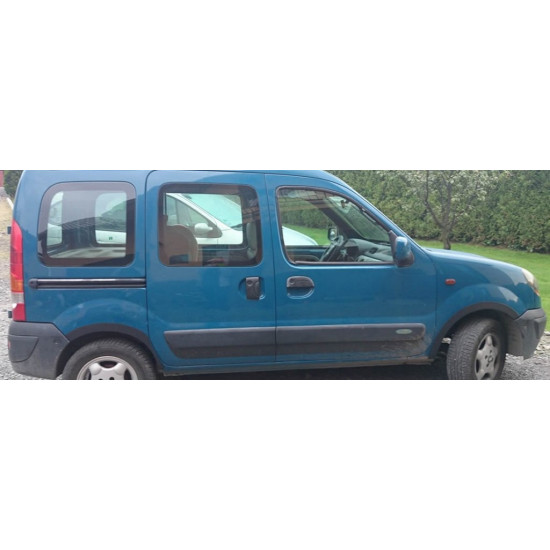 Накладки на арки (4 шт, чорні) Метал для Renault Kangoo 1998-2008 рр