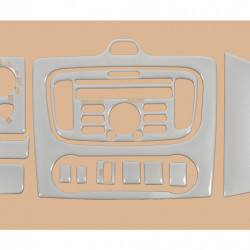 Декор на панель (12 деталей) Алюміній для Ford Focus II 2008-2011 рр