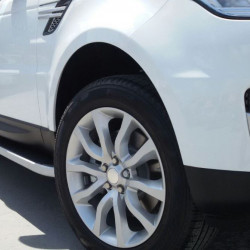 Бокові пороги Tayga Grey (2 шт., Алюміній) для Land Rover Discovery V