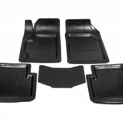 Гумові килимки з бортом (5 шт, Polytep) для Chevrolet Aveo T200 2002-2008 рр