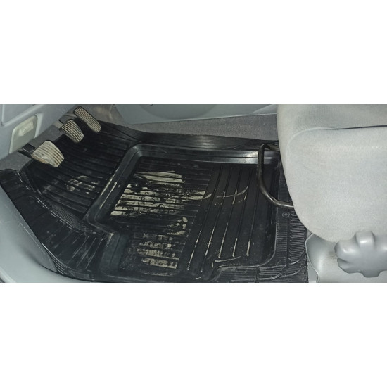 Гумові килимки з бортом (5 шт, Polytep) для Chevrolet Lacetti Гумові килимки з бортом (5 шт, Polytep) для Chevrolet Lacetti