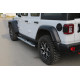 Бокові пороги Mevsim Grey (2 шт., Алюміній) для Jeep Wrangler 2018-2024 рр Бокові пороги Mevsim Grey (2 шт., Алюміній) для Jeep Wrangler 2018-2024 рр