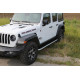 Бокові пороги Tayga Grey (2 шт., Алюміній) для Jeep Wrangler 2018-2024 рр Бокові пороги Tayga Grey (2 шт., Алюміній) для Jeep Wrangler 2018-2024 рр