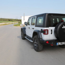 Бокові пороги Tayga V2 (2 шт., Алюміній) для Jeep Wrangler 2018-2024 рр