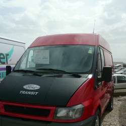 Чохол капота (2000-2006, шкірозамінник) для Ford Transit рр