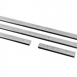 Накладки на пороги Carmos V3 (4 шт, нерж) для Nissan NP300 1999-2015