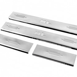 Накладки на пороги Carmos V2 (4 шт, нерж.) для Mercedes ML W164