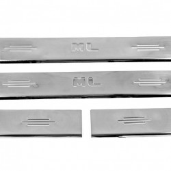 Накладки на пороги Carmos V2 (4 шт, нерж.) для Mercedes ML W164