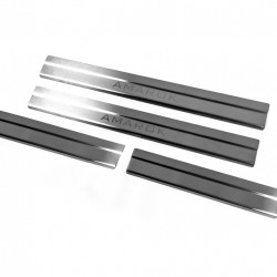 Накладки на пороги Carmos V2 (4 шт, нерж) для Volkswagen Amarok 2010-2022 рр