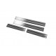 Накладки на пороги Carmos V2 (4 шт, нерж) для Volkswagen Amarok 2010-2022 рр Накладки на пороги Carmos V2 (4 шт, нерж) для Volkswagen Amarok 2010-2022 рр
