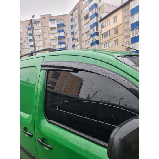 Вітровики (2 шт., Sunplex Sport) для Renault Kangoo 2008-2020 рр