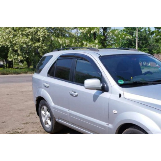 Вітровики (4 шт., Sunplex Sport) для Kia Sorento 2002-2009 рр