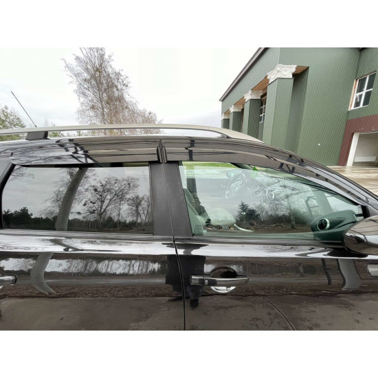 Вітровики (4 шт., Sunplex Sport) для Nissan Qashqai 2007-2010 рр