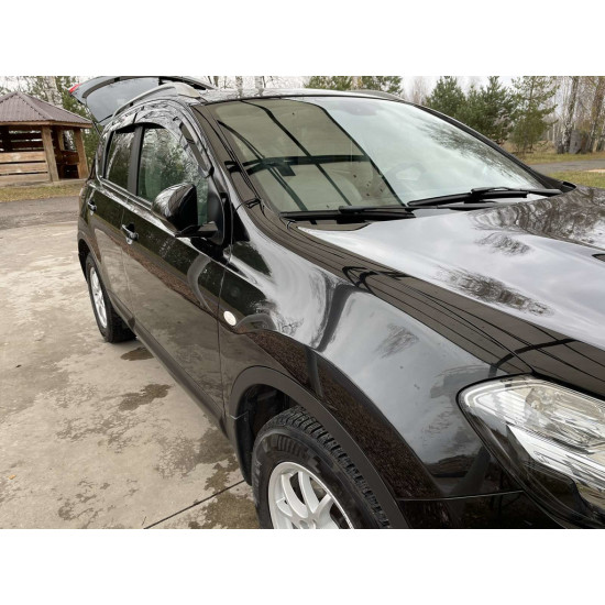 Вітровики (4 шт., Sunplex Sport) для Nissan Qashqai 2010-2014рр