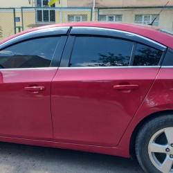 Вітровики з хромом (4 шт., Sunplex Chrome) для Chevrolet Cruze 2009-2015 рр