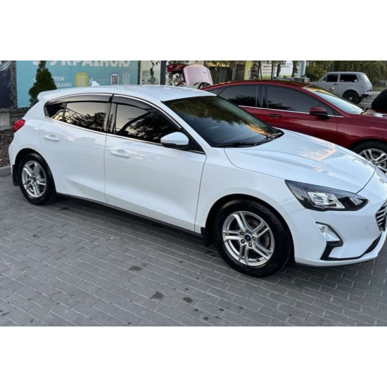 Вітровики з хромом (4 шт., Sunplex Chrome) для Ford Focus IV 2018-2024 рр