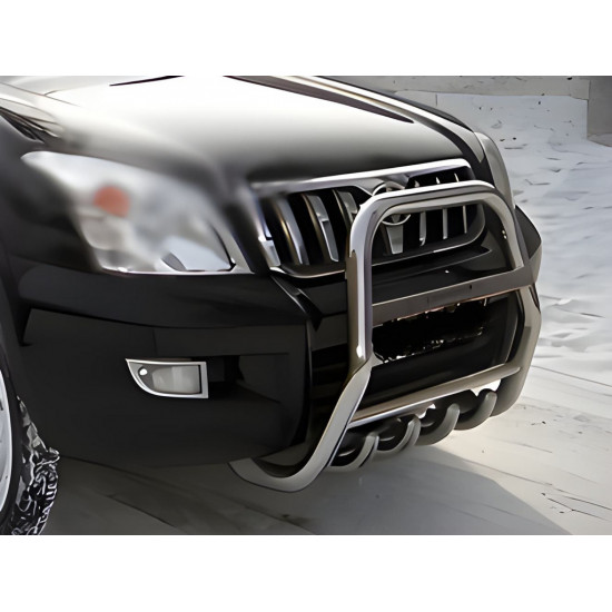 Кенгурятник високий (нерж) для Toyota Land Cruiser Prado 120